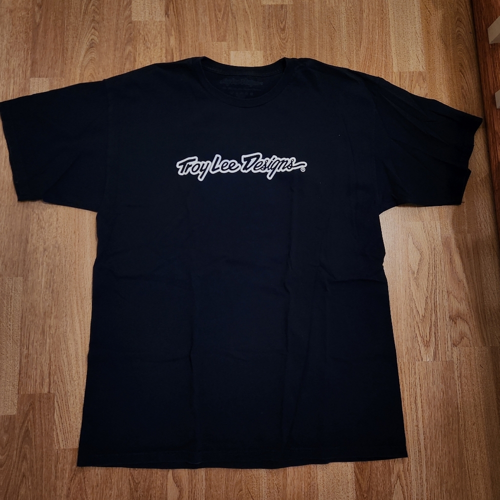 Troy Lee Designs Cotton Shortsleeve T-Shirt Black Large